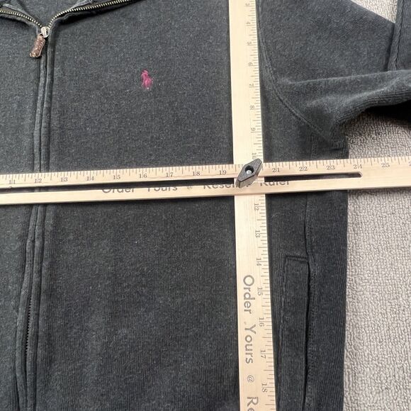 Ralph Lauren Jacket Adult Extra Large Gray Long Sleeve Full Zip Casual Men's - Picture 12 of 15